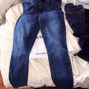 PAIGE Dark Blue Women's Skinny Jeans